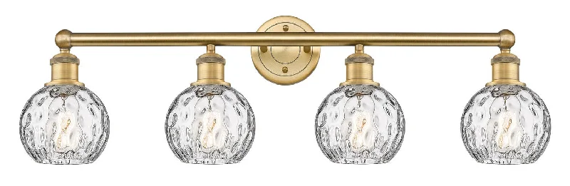 Industrial Lighting for Woodworking FactoriesEdison Four Light Bath Vanity