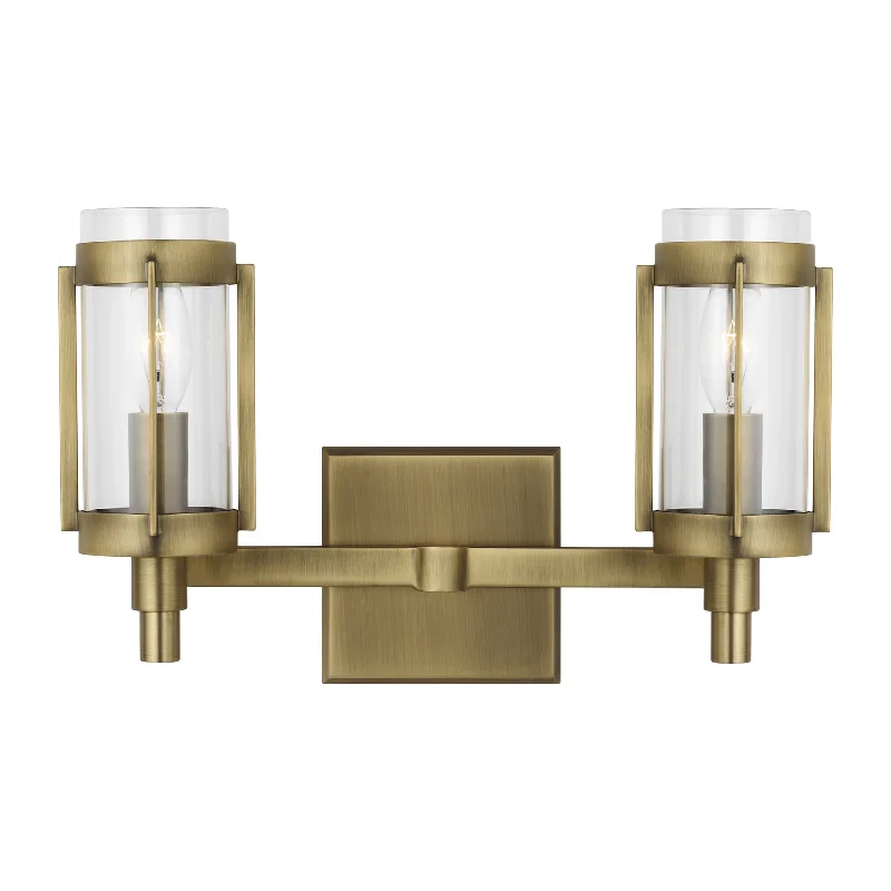 Dust - Resistant Industrial Lighting for Dirty WorkspacesFlynn Two Light Vanity