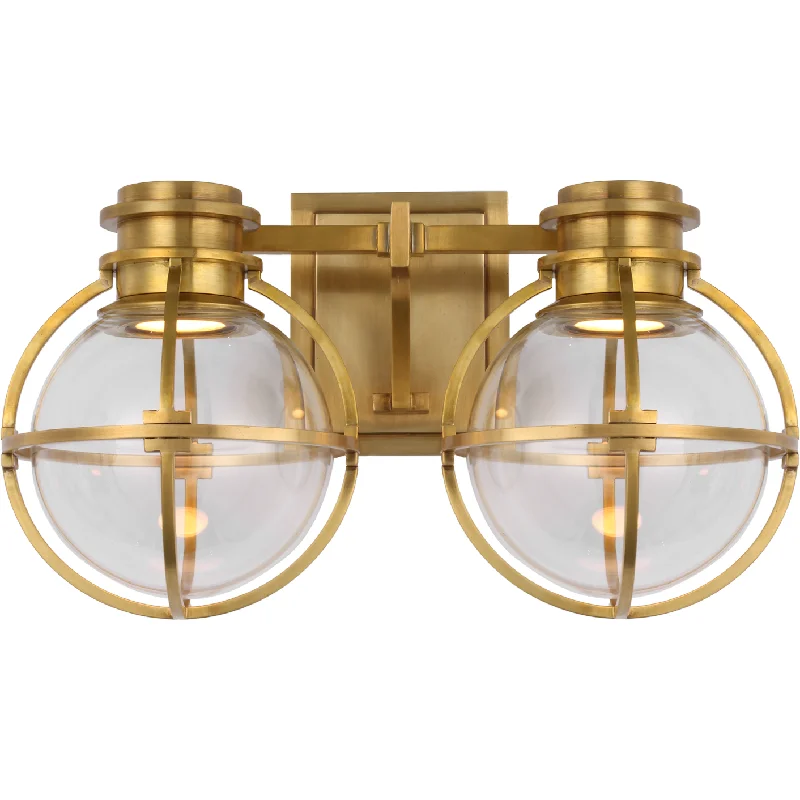 Track lighting for high - ceiling spacesGracie Double Sconce