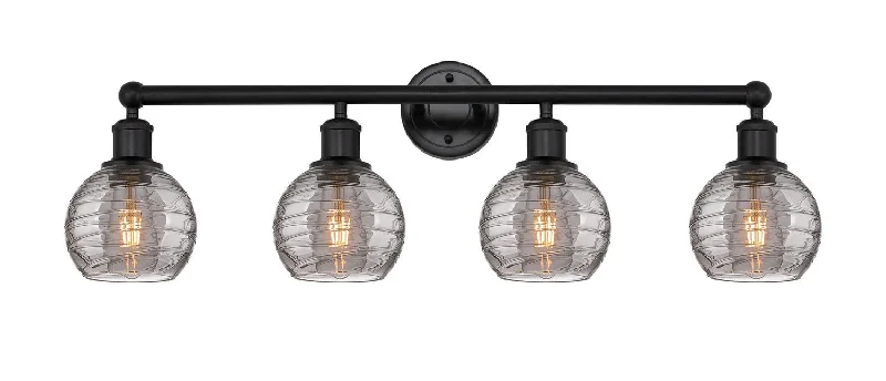 Industrial Task Lighting for Precision WorkstationsEdison Four Light Bath Vanity
