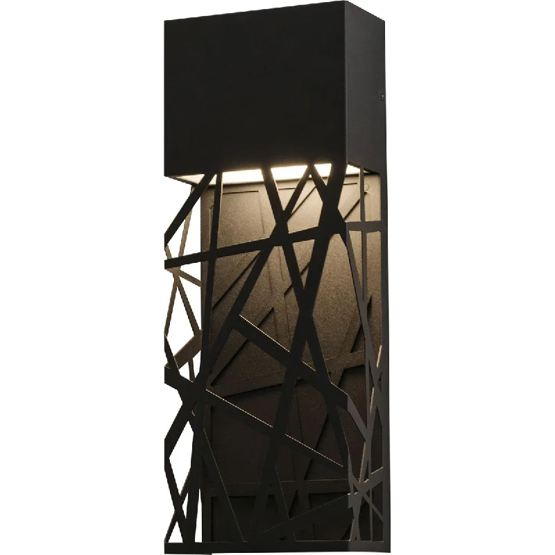 Industrial Area Lighting for Large Open SpacesBoon 16 in. LED Outdoor Wall Sconce Black Finish 3000K Industrial Area Lighting for Large Open SpacesBoon 16 in. LED Outdoor Wall Sconce Black Finish 3000K