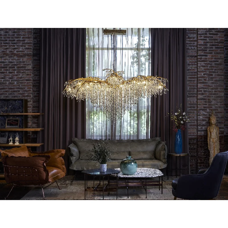 Chandeliers with Murano Glass for a High - End Artistic TouchChandeliers with Murano Glass for a High - End Artistic Touch26-Light Antique Gold Chandelier With Crystal Accents - N/A
