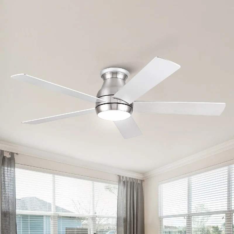 Rustic Wood Chandeliers for Country - Style HousesRustic Wood Chandeliers for Country - Style Houses52 in. Indoor Integrated LED Brushed Nickel Low Profile Ceiling Fan with Reversible DC Motor and 5 Plywood Blades - 52 '' Rustic Wood Chandeliers for Country - Style HousesRustic Wood Chandeliers for Country - Style Houses52 in. Indoor Integrated LED Brushed Nickel Low Profile Ceiling Fan with Reversible DC Motor and 5 Plywood Blades - 52 ''