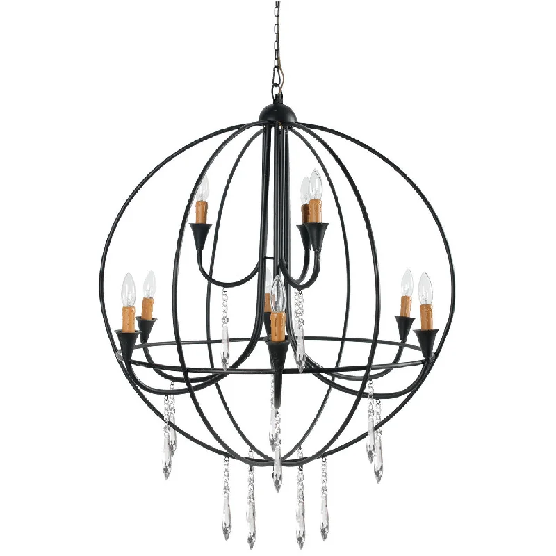 Victorian - Inspired Chandeliers with Ornate DetailsVictorian - Inspired Chandeliers with Ornate DetailsA&B Home Ballard 9-Light Chandelier