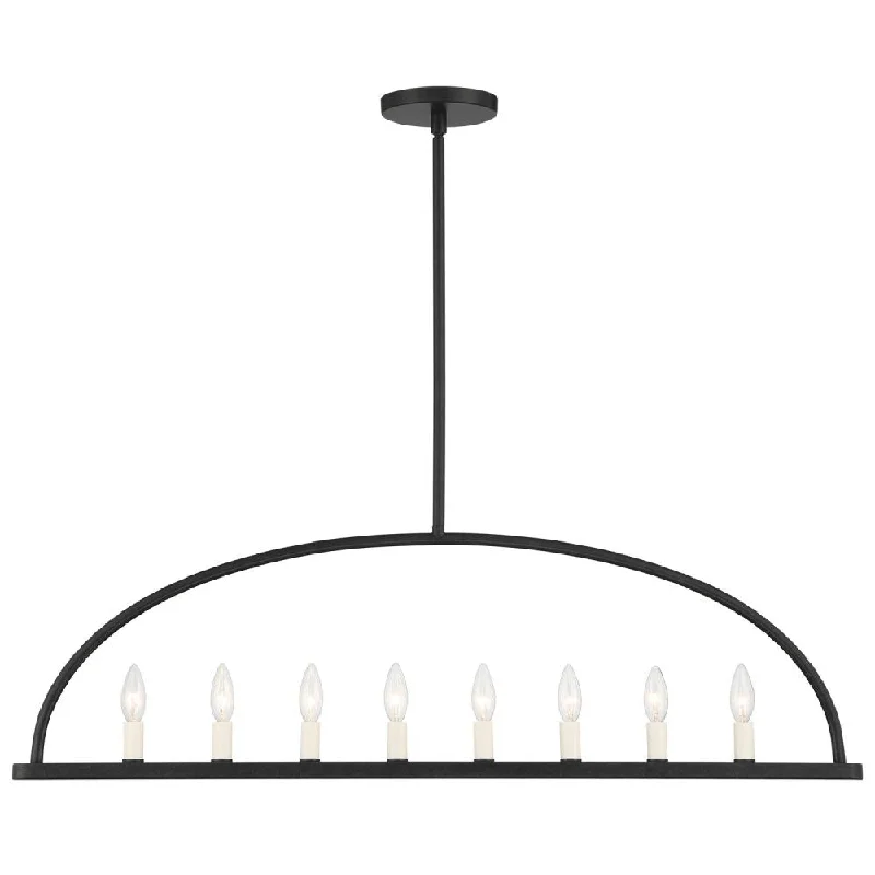 Chandeliers with Metal Frames in Bronze FinishChandeliers with Metal Frames in Bronze FinishAbbott 8 Light Black Linear Chandelier Chandeliers with Metal Frames in Bronze FinishChandeliers with Metal Frames in Bronze FinishAbbott 8 Light Black Linear Chandelier