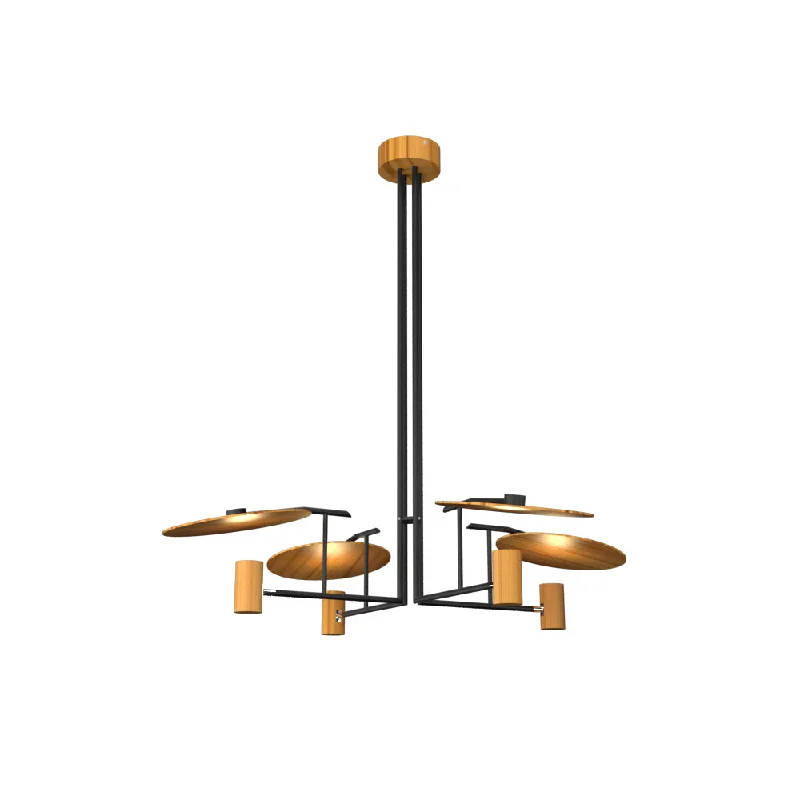Mid - Century Modern Chandeliers for Vintage AppealMid - Century Modern Chandeliers for Vintage AppealAccord Dot 1419.12 Chandelier Light - Teak Mid - Century Modern Chandeliers for Vintage AppealMid - Century Modern Chandeliers for Vintage AppealAccord Dot 1419.12 Chandelier Light - Teak