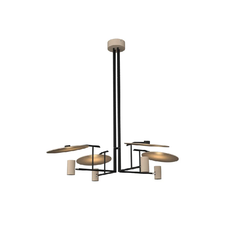 Chandeliers for Dining Rooms to Set the Mood for MealsChandeliers for Dining Rooms to Set the Mood for MealsAccord Dot 1419.15 Chandelier Light - Cappuccino