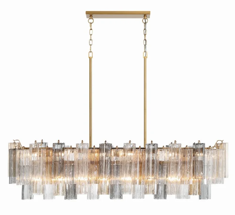 Chandeliers with Murano Glass for a High - End Artistic TouchChandeliers with Murano Glass for a High - End Artistic TouchAddis 14 Light Aged Brass Chandelier Chandeliers with Murano Glass for a High - End Artistic TouchChandeliers with Murano Glass for a High - End Artistic TouchAddis 14 Light Aged Brass Chandelier