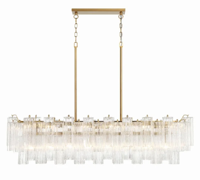 Bohemian - Style Beaded Chandeliers for Eclectic DecorBohemian - Style Beaded Chandeliers for Eclectic DecorAddis 14 Light Aged Brass Chandelier