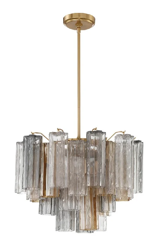 Chandeliers with Colored Glass for a Splash of ColorChandeliers with Colored Glass for a Splash of ColorAddis 6 Light Aged Brass Chandelier Chandeliers with Colored Glass for a Splash of ColorChandeliers with Colored Glass for a Splash of ColorAddis 6 Light Aged Brass Chandelier