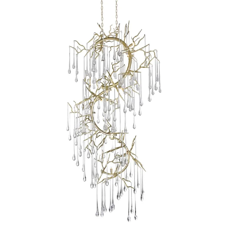 Chandeliers with Sputnik - Style Design for a Futuristic VibeChandeliers with Sputnik - Style Design for a Futuristic VibeAnita 12 Light Chandelier With Gold Leaf Finish