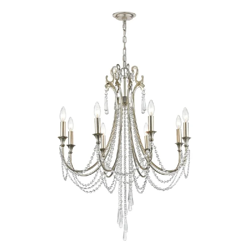 Art Deco Chandeliers for a Retro - Glam LookArt Deco Chandeliers for a Retro - Glam LookArcadia 8 Light Antique Silver Chandelier Art Deco Chandeliers for a Retro - Glam LookArt Deco Chandeliers for a Retro - Glam LookArcadia 8 Light Antique Silver Chandelier
