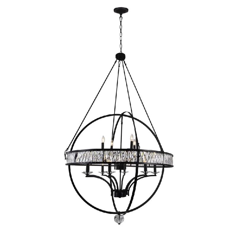 Modern Crystal Chandeliers for Contemporary HomesModern Crystal Chandeliers for Contemporary HomesArkansas 12 Light Chandelier With Black Finish Modern Crystal Chandeliers for Contemporary HomesModern Crystal Chandeliers for Contemporary HomesArkansas 12 Light Chandelier With Black Finish