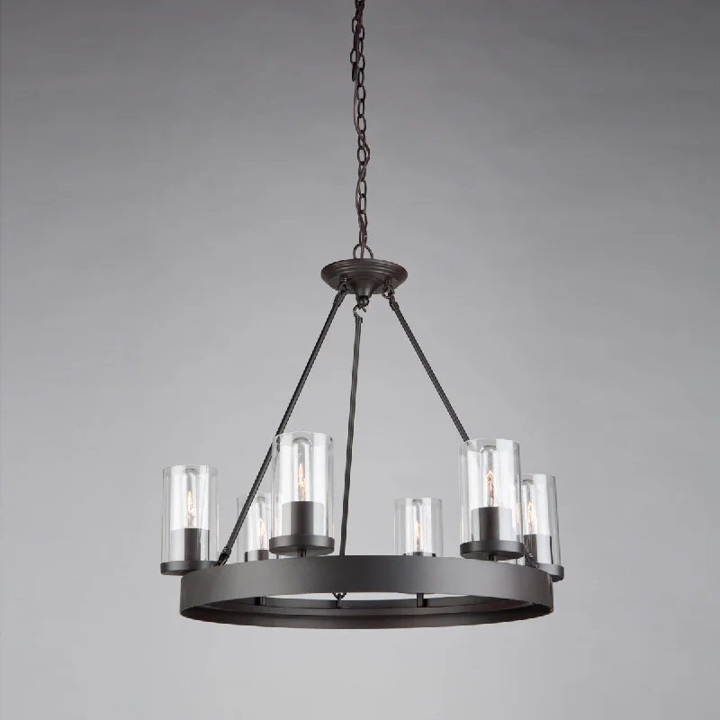 Modern Crystal Chandeliers for Contemporary HomesModern Crystal Chandeliers for Contemporary HomesArtcraft Menlo Park AC10006 Chandelier Light - Oil Rubbed Bronze