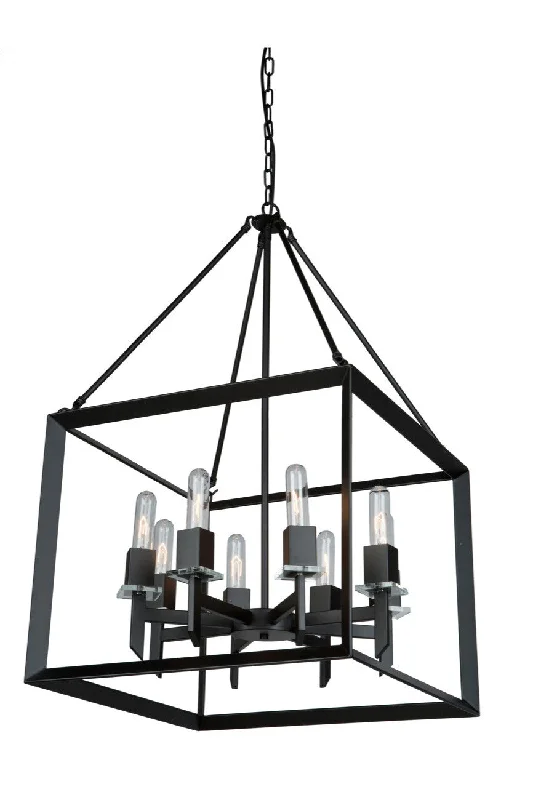 Mid - Century Modern Chandeliers for Vintage AppealMid - Century Modern Chandeliers for Vintage AppealArtcraft Vineyard AC10069 Chandelier Light - Matte Black