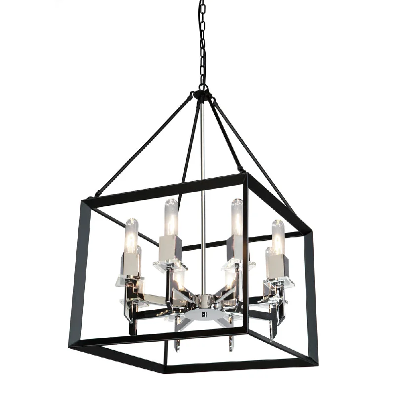 Chandeliers with Sputnik - Style Design for a Futuristic VibeChandeliers with Sputnik - Style Design for a Futuristic VibeArtcraft Vineyard AC10069BC Chandelier Light - Black & Chrome