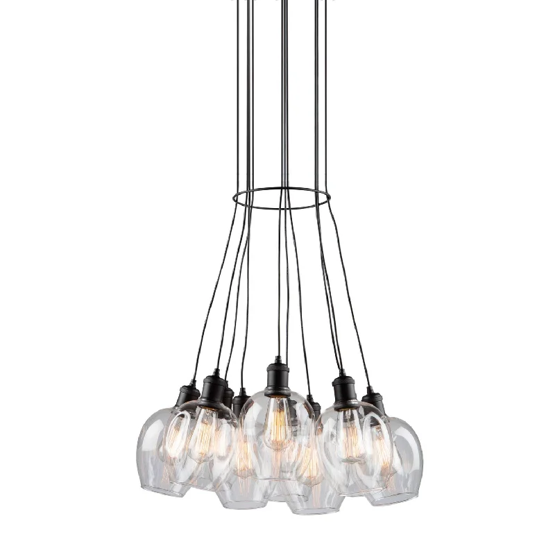 Traditional Brass Chandeliers for Classic InteriorsTraditional Brass Chandeliers for Classic InteriorsArtcraft Clearwater AC10731BK Chandelier Light - Semi Gloss Black