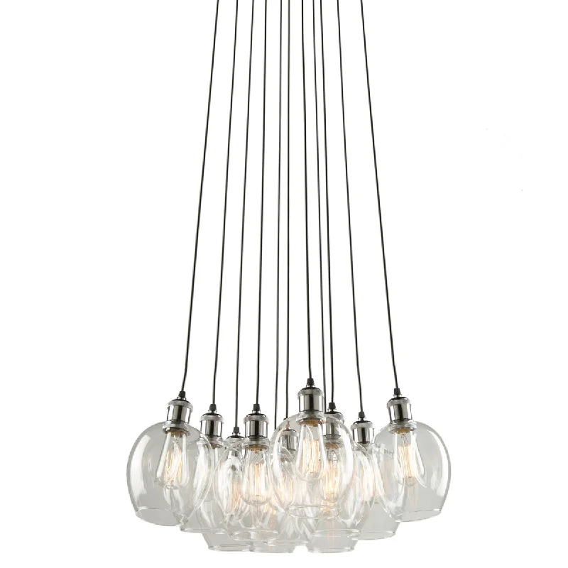 Chandeliers for Dining Rooms to Set the Mood for MealsChandeliers for Dining Rooms to Set the Mood for MealsArtcraft Clearwater AC10731PN Chandelier Light - Polish Nickel & Black