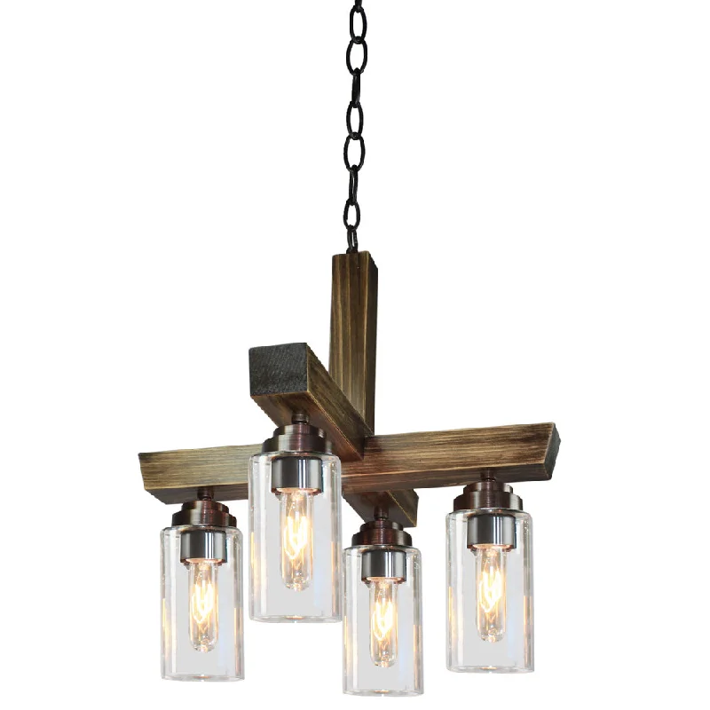 Chandeliers with Pendant Lights for a Stylish LookChandeliers with Pendant Lights for a Stylish LookArtcraft Home Glow AC10864DP Chandelier Light - Distressed Pine