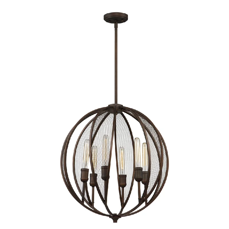 Chandeliers with Colored Glass for a Splash of ColorChandeliers with Colored Glass for a Splash of ColorArtcraft Linden AC10906OB Chandelier Light - Bronze