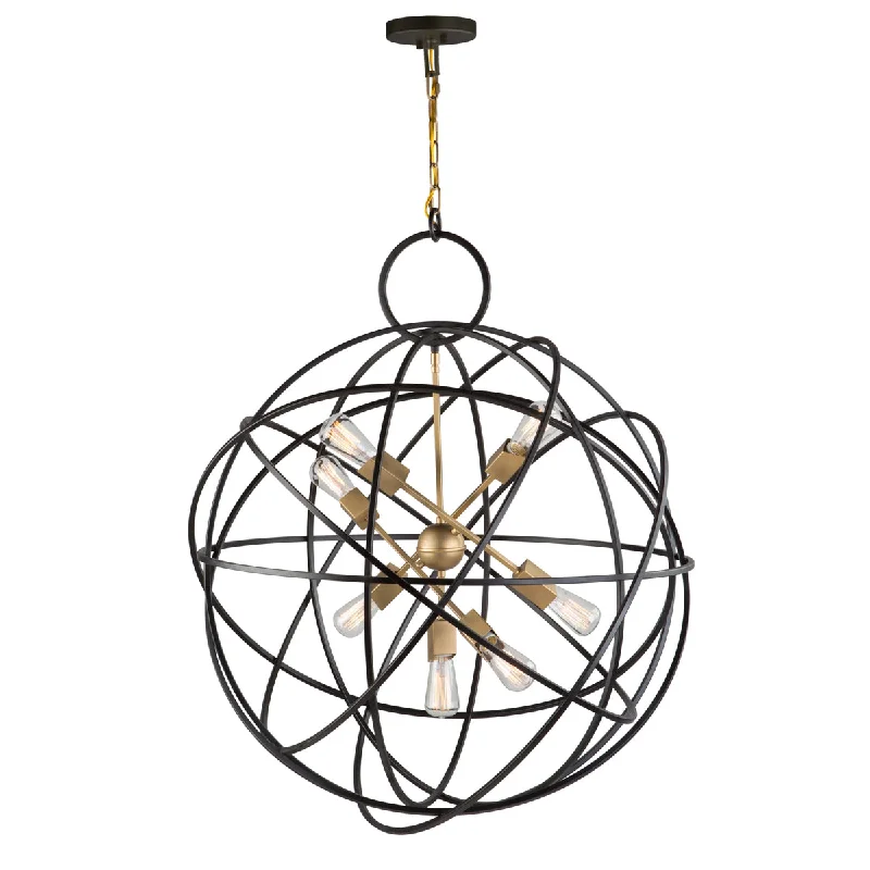 French Country Chandeliers with a Romantic AuraFrench Country Chandeliers with a Romantic AuraArtcraft Orbit AC10957 Chandelier Light - Oil Rubbed Bronze