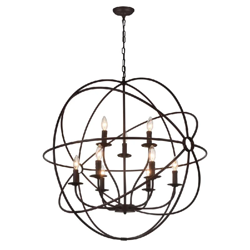 Art Deco Chandeliers for a Retro - Glam LookArt Deco Chandeliers for a Retro - Glam LookArza 9 Light Up Chandelier With Brown Finish Art Deco Chandeliers for a Retro - Glam LookArt Deco Chandeliers for a Retro - Glam LookArza 9 Light Up Chandelier With Brown Finish