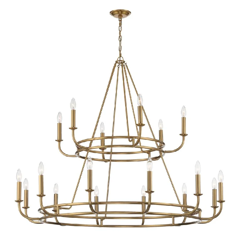 Chandeliers for Living Rooms to Create a Focal PointChandeliers for Living Rooms to Create a Focal PointBailey 18 Light Aged Brass Chandelier