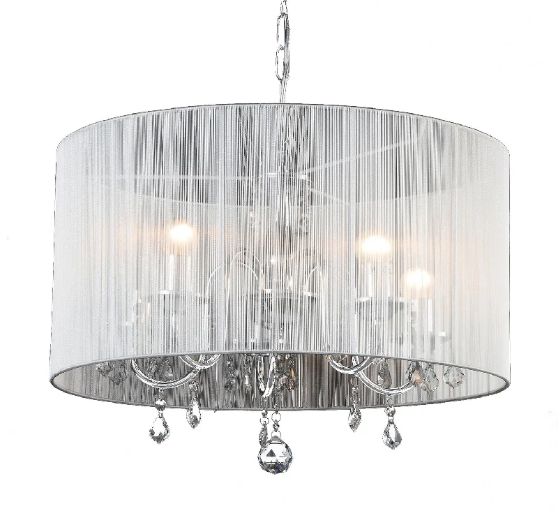Rustic Wood Chandeliers for Country - Style HousesRustic Wood Chandeliers for Country - Style HousesBethel International Chandelier Light 8106-5 Chandelier Light - Chrome