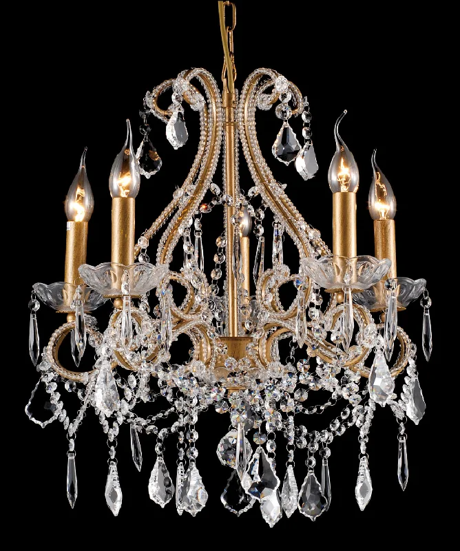 Oversized Chandeliers as a Statement Piece in Living RoomsOversized Chandeliers as a Statement Piece in Living RoomsBethel International Chandelier Light A25-5 Chandelier Light - Gold