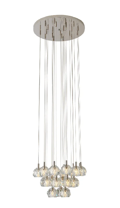 Bohemian - Style Beaded Chandeliers for Eclectic DecorBohemian - Style Beaded Chandeliers for Eclectic DecorBethel International BDC04C24N Chandelier Light - Polished Nickel Bohemian - Style Beaded Chandeliers for Eclectic DecorBohemian - Style Beaded Chandeliers for Eclectic DecorBethel International BDC04C24N Chandelier Light - Polished Nickel