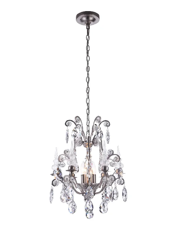 Art Deco Chandeliers for a Retro - Glam LookArt Deco Chandeliers for a Retro - Glam LookBethel International BET72PEW Chandelier Light - Pewter