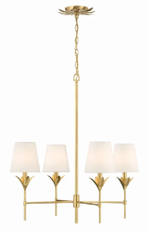Chandeliers with Pendant Lights for a Stylish LookChandeliers with Pendant Lights for a Stylish LookBroche 4 Light Antique Gold Chandelier