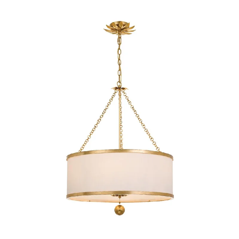 Chandeliers for Low Ceilings to Avoid OvercrowdingChandeliers for Low Ceilings to Avoid OvercrowdingBroche 6 Light Antique Gold Chandelier