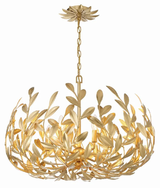 Chandeliers with Venetian Glass for a Luxurious LookChandeliers with Venetian Glass for a Luxurious LookBroche 6 Light Antique Gold Chandelier