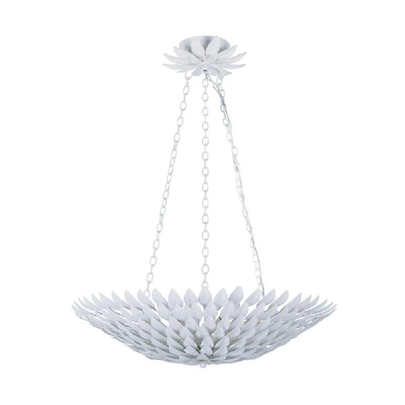 Chandeliers with Metal Frames in Black FinishChandeliers with Metal Frames in Black FinishBroche 6 Light Matte White Chandelier Chandeliers with Metal Frames in Black FinishChandeliers with Metal Frames in Black FinishBroche 6 Light Matte White Chandelier