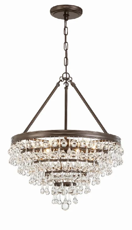 Chandeliers with Clear Crystal for a Sparkling EffectChandeliers with Clear Crystal for a Sparkling EffectCalypso 6 Light Crystal Teardrop Vibrant Bronze Chandelier Chandeliers with Clear Crystal for a Sparkling EffectChandeliers with Clear Crystal for a Sparkling EffectCalypso 6 Light Crystal Teardrop Vibrant Bronze Chandelier