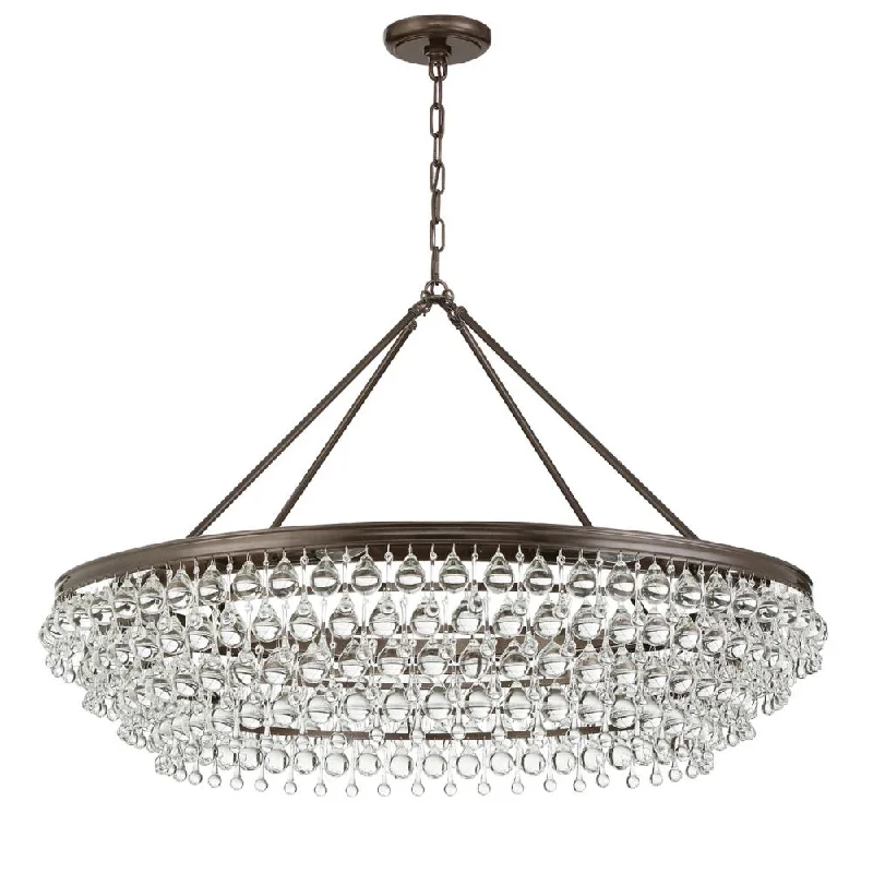 Chandeliers with Metal Frames in Black FinishChandeliers with Metal Frames in Black FinishCalypso 8 Light Crystal Teardrop Vibrant Bronze Chandelier Chandeliers with Metal Frames in Black FinishChandeliers with Metal Frames in Black FinishCalypso 8 Light Crystal Teardrop Vibrant Bronze Chandelier