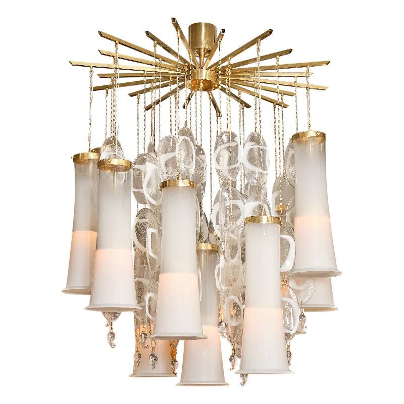 Chandeliers with Metal Frames in Black FinishChandeliers with Metal Frames in Black FinishMazegga Murano Swirl Chandelier Chandeliers with Metal Frames in Black FinishChandeliers with Metal Frames in Black FinishMazegga Murano Swirl Chandelier