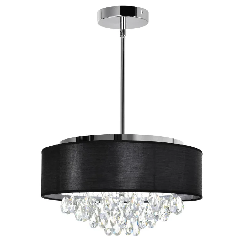 Chandeliers for High Ceilings to Fill Vertical SpaceChandeliers for High Ceilings to Fill Vertical SpaceDash 4 Light Drum Shade Chandelier With Chrome Finish Chandeliers for High Ceilings to Fill Vertical SpaceChandeliers for High Ceilings to Fill Vertical SpaceDash 4 Light Drum Shade Chandelier With Chrome Finish