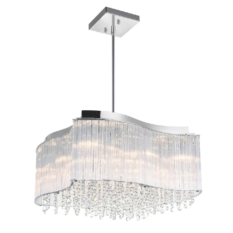 Chandeliers with Dimmable Lights for Ambiance ControlChandeliers with Dimmable Lights for Ambiance ControlElsa 10 Light Drum Shade Chandelier With Chrome Finish Chandeliers with Dimmable Lights for Ambiance ControlChandeliers with Dimmable Lights for Ambiance ControlElsa 10 Light Drum Shade Chandelier With Chrome Finish