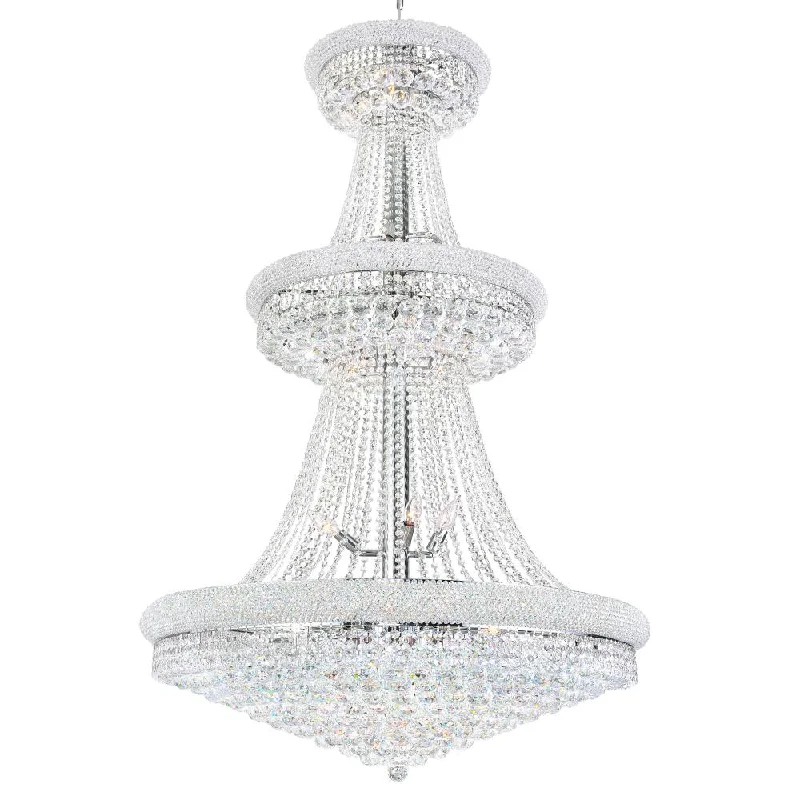 Chandeliers with Metal Frames in Black FinishChandeliers with Metal Frames in Black FinishEmpire 34 Light Down Chandelier With Chrome Finish Chandeliers with Metal Frames in Black FinishChandeliers with Metal Frames in Black FinishEmpire 34 Light Down Chandelier With Chrome Finish
