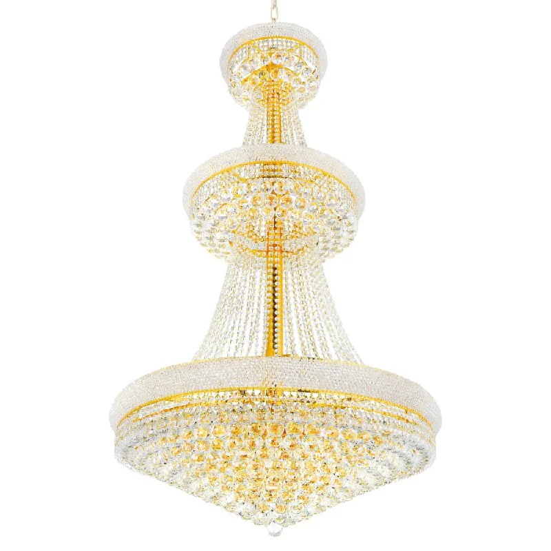 Chandeliers with Murano Glass for a High - End Artistic TouchChandeliers with Murano Glass for a High - End Artistic TouchEmpire 34 Light Down Chandelier With Gold Finish Chandeliers with Murano Glass for a High - End Artistic TouchChandeliers with Murano Glass for a High - End Artistic TouchEmpire 34 Light Down Chandelier With Gold Finish