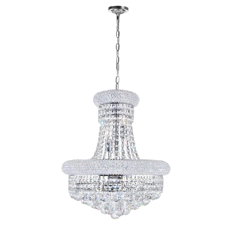 Chandeliers with Frosted Glass for a Softer Light DiffusionChandeliers with Frosted Glass for a Softer Light DiffusionEmpire 8 Light Down Chandelier With Chrome Finish Chandeliers with Frosted Glass for a Softer Light DiffusionChandeliers with Frosted Glass for a Softer Light DiffusionEmpire 8 Light Down Chandelier With Chrome Finish