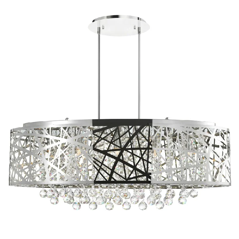 Mini Chandeliers for Adding Charm to Small SpacesMini Chandeliers for Adding Charm to Small SpacesEternity 8 Light Drum Shade Chandelier With Chrome Finish