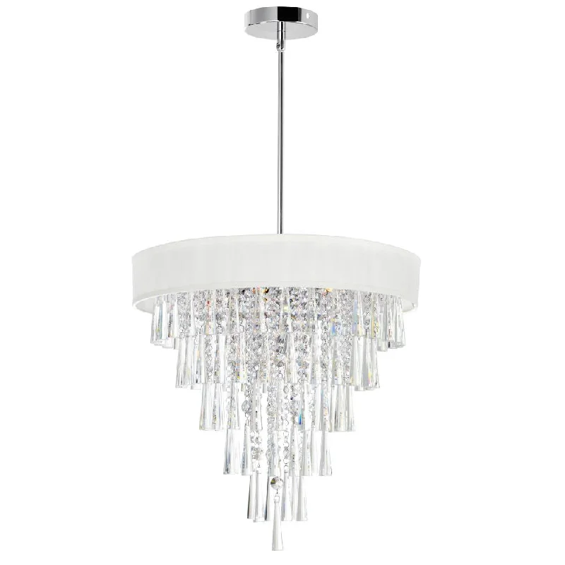 Chandeliers for Dining Rooms to Set the Mood for MealsChandeliers for Dining Rooms to Set the Mood for MealsFranca 8 Light Drum Shade Chandelier With Chrome Finish Chandeliers for Dining Rooms to Set the Mood for MealsChandeliers for Dining Rooms to Set the Mood for MealsFranca 8 Light Drum Shade Chandelier With Chrome Finish