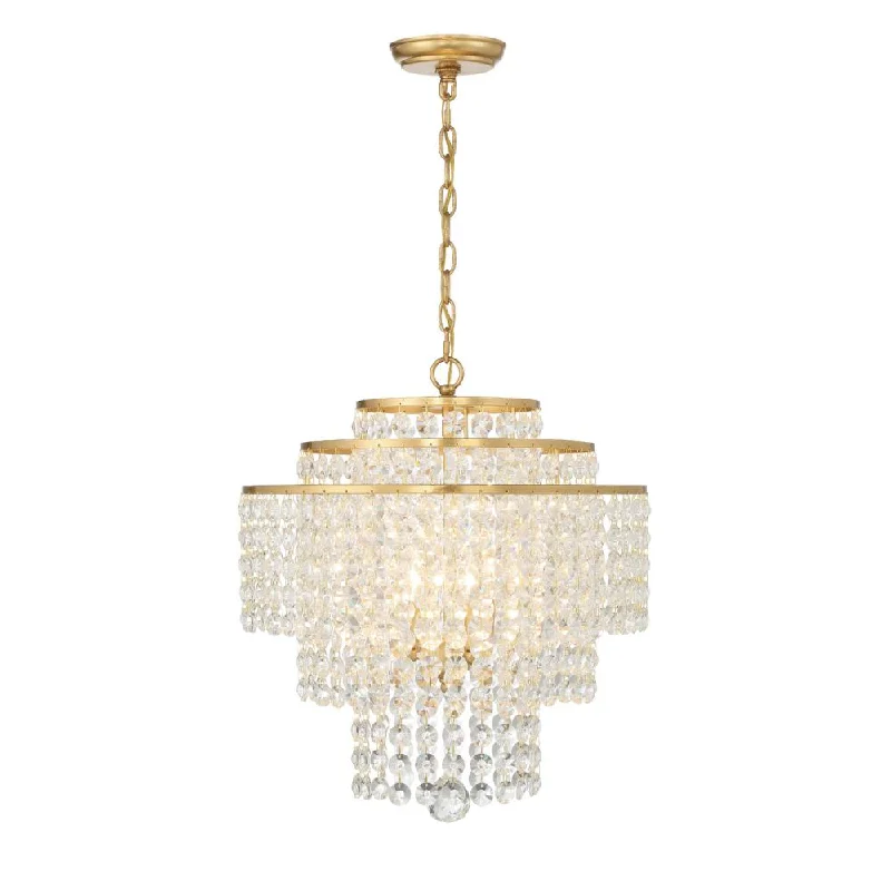 Oversized Chandeliers as a Statement Piece in Living RoomsOversized Chandeliers as a Statement Piece in Living RoomsGabrielle 4 Light Antique Gold Chandelier
