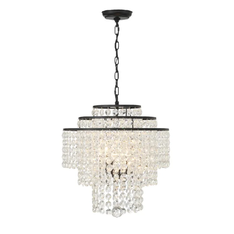 French Country Chandeliers with a Romantic AuraFrench Country Chandeliers with a Romantic AuraGabrielle 4 Light Matte Black Chandelier