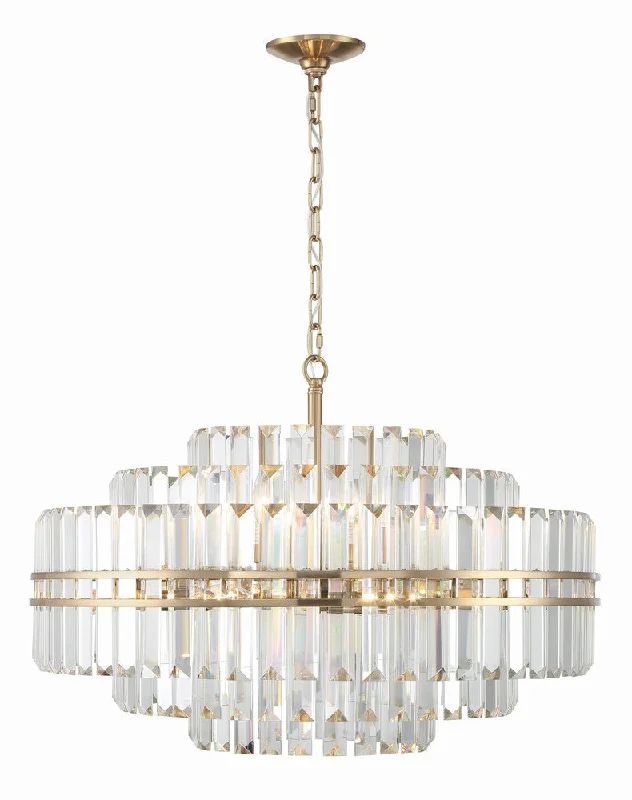Bohemian - Style Beaded Chandeliers for Eclectic DecorBohemian - Style Beaded Chandeliers for Eclectic DecorHayes 16 Light Aged Brass Chandelier
