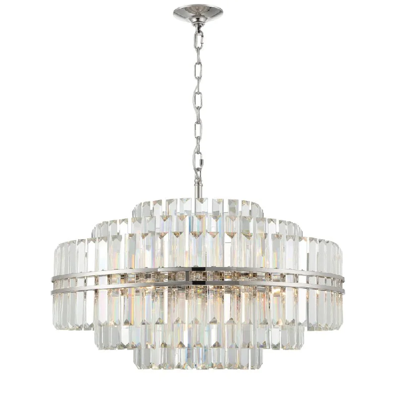 Traditional Brass Chandeliers for Classic InteriorsTraditional Brass Chandeliers for Classic InteriorsHayes 16 Light Polished Nickel Chandelier