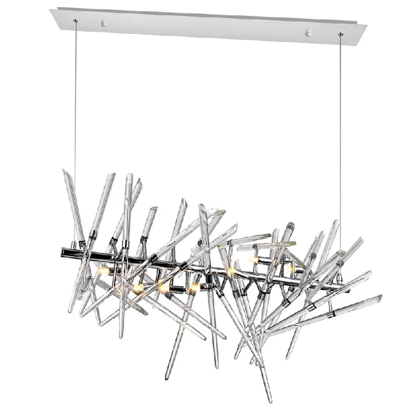 Victorian - Inspired Chandeliers with Ornate DetailsVictorian - Inspired Chandeliers with Ornate DetailsIcicle 9 Light Chandelier With Chrome Finish Victorian - Inspired Chandeliers with Ornate DetailsVictorian - Inspired Chandeliers with Ornate DetailsIcicle 9 Light Chandelier With Chrome Finish